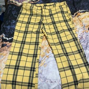 Tight fitting with flare at the bottom